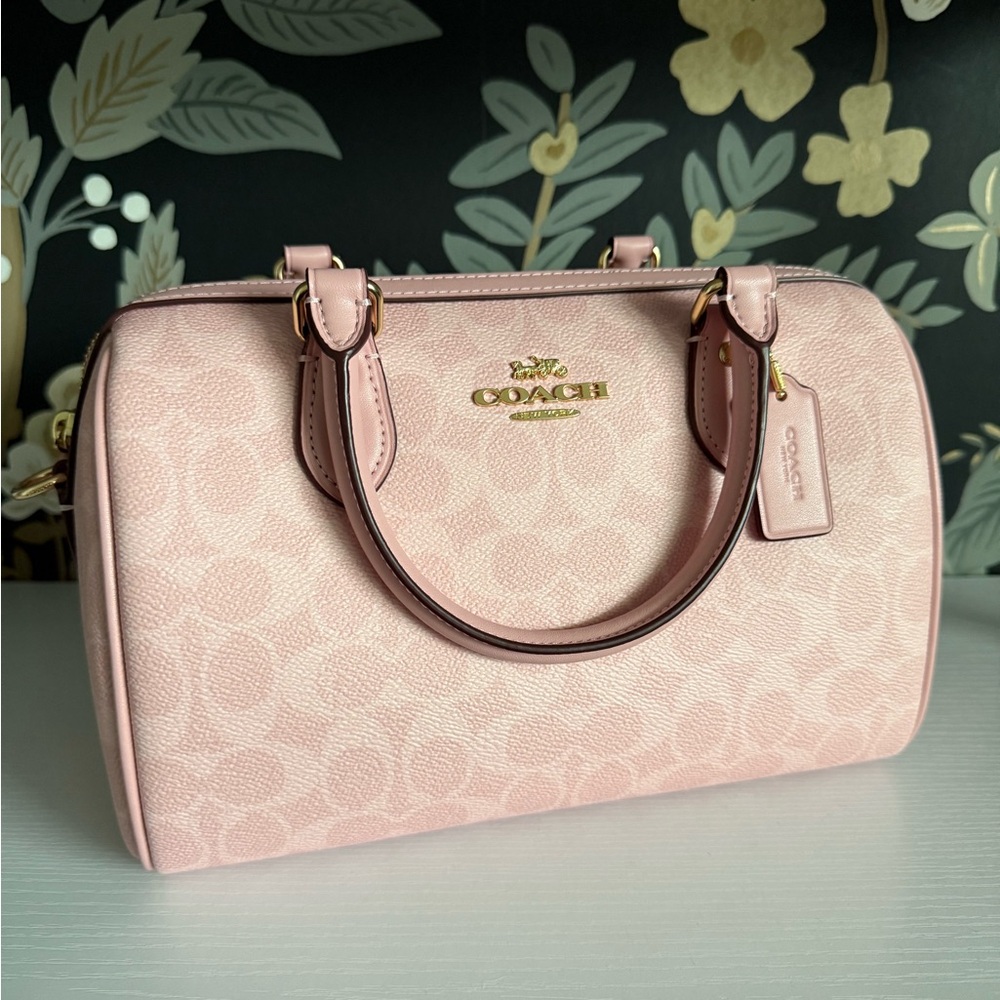 Coach Powder Pink Rowan - Picture 3 of 16